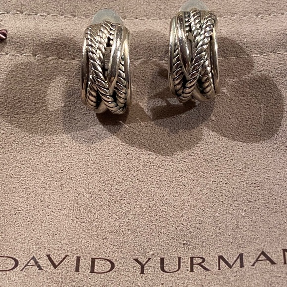 Authentic David Yurman Crossover Earrings - Picture 6 of 6